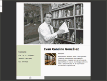 Tablet Screenshot of ivancancinogonzalez.com